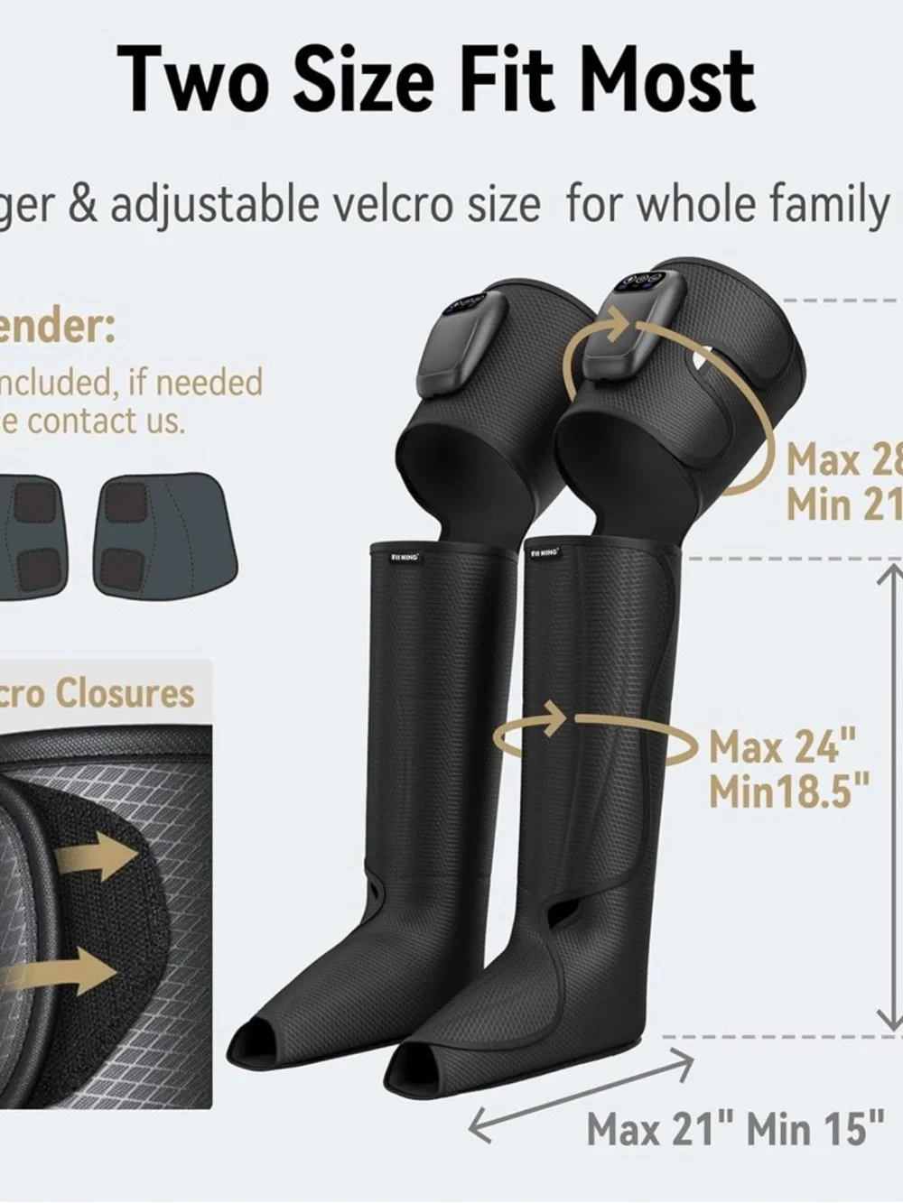 Air Compression Therapy Device - Black